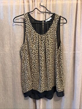 DR2 Leopard Print Tank with Black Trim